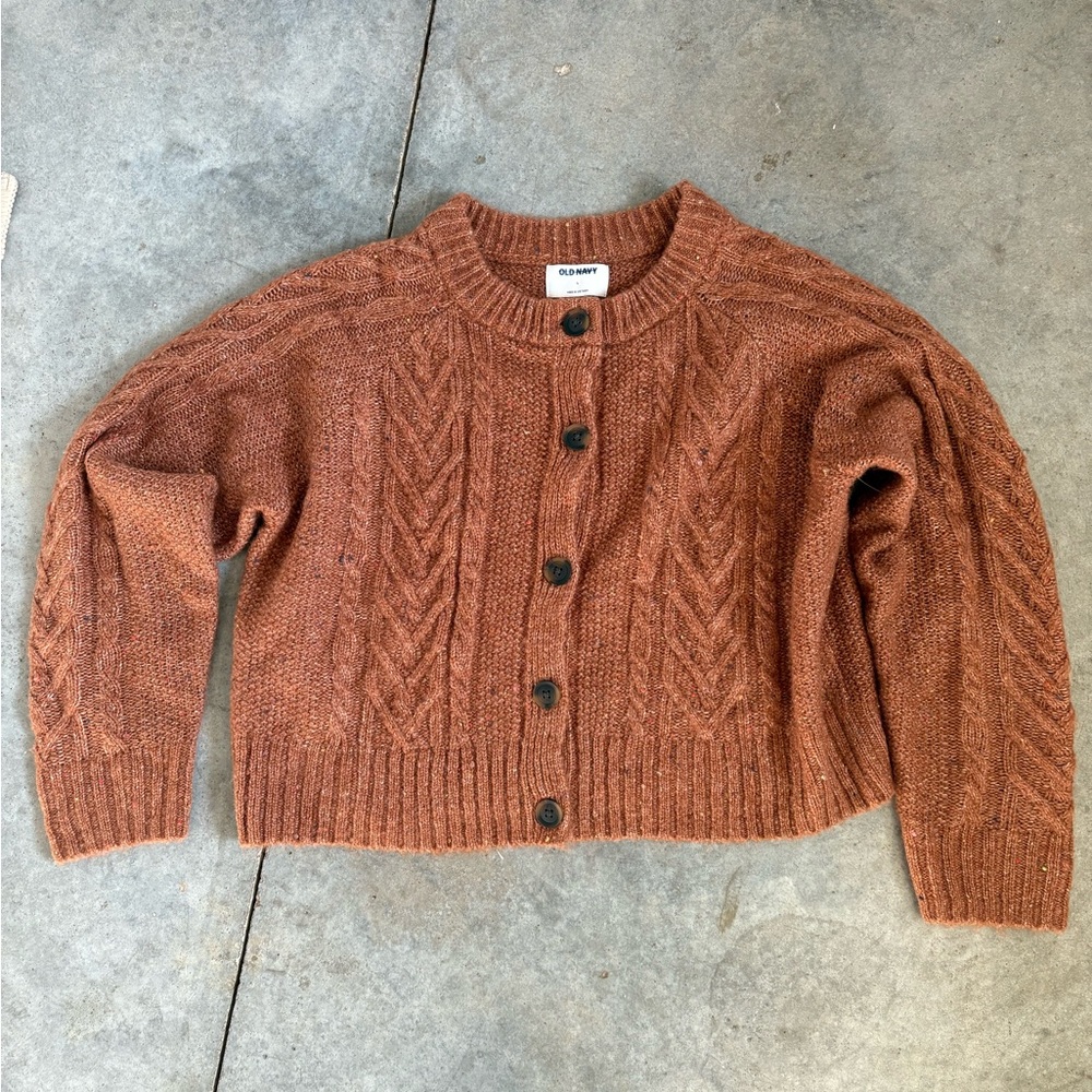 Old Navy Women's Brown Cardigan Sweater NWOT